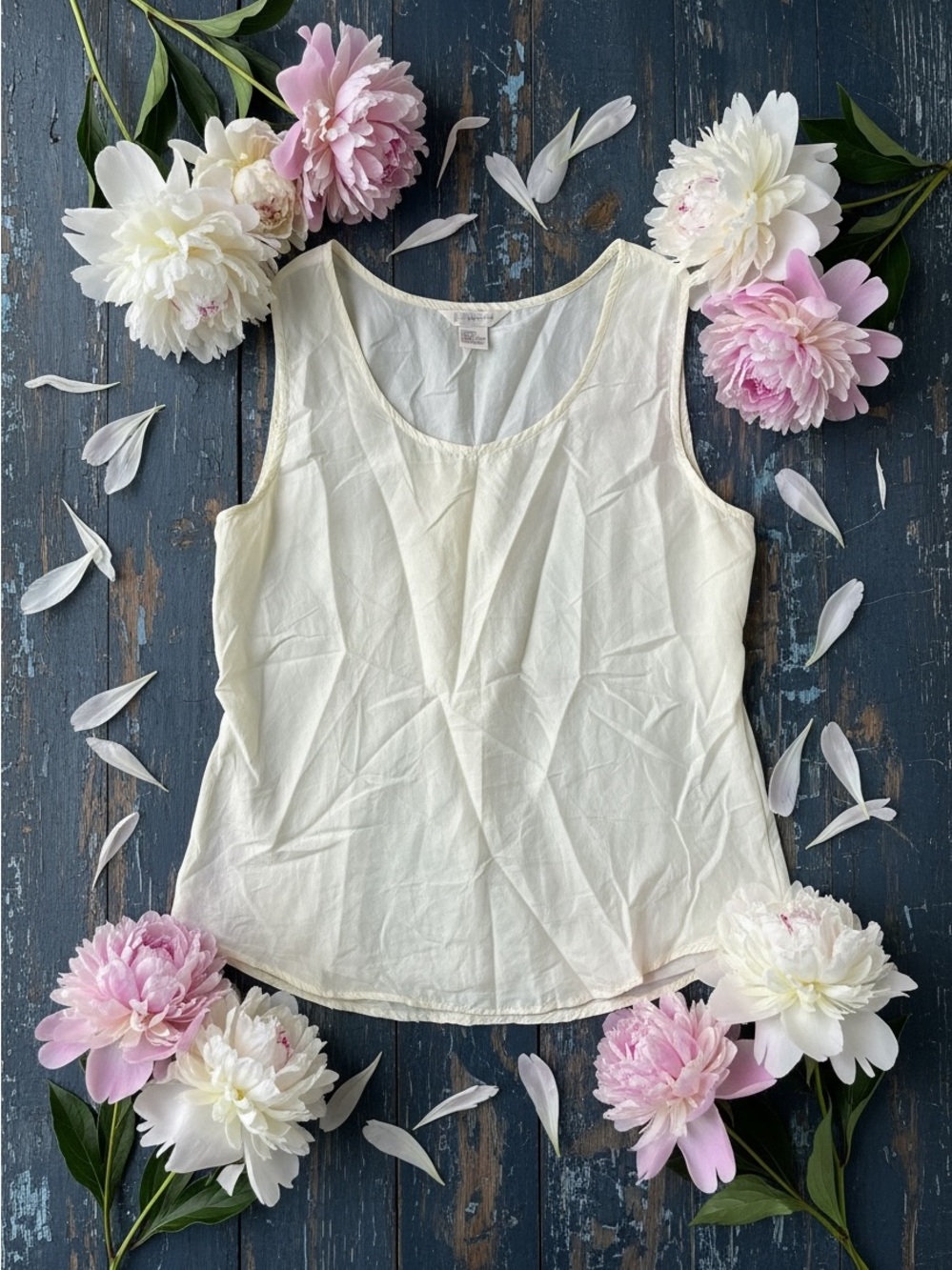 Ellen Ashley, silk tank top